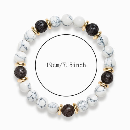 White Turquoise Dream Bracelet - Success & Luck