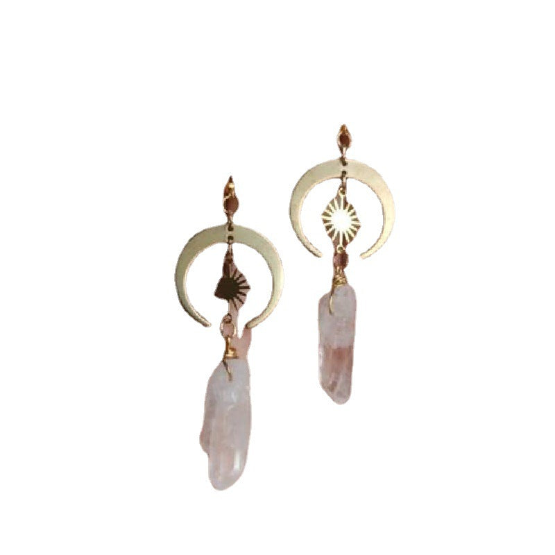 Persian Style Handmade Quartz Stone Earrings